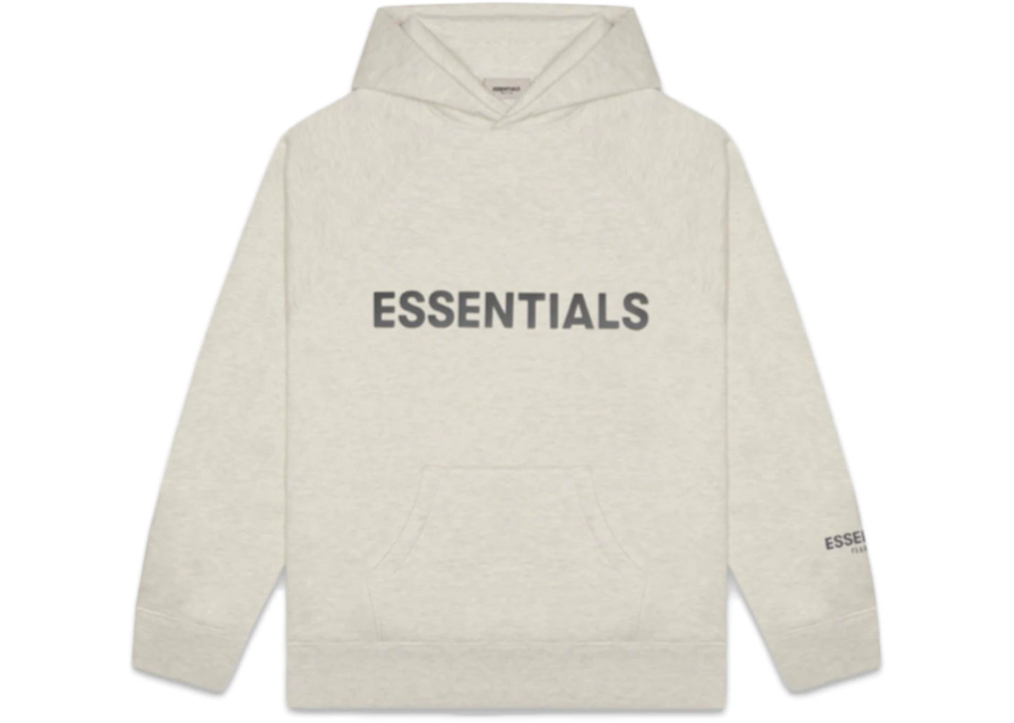 Fear of God Essentials 3D Silicon Applique Pullover Hoodie Oatmeal/Oatmeal Heather/Light Heather Oatmeal