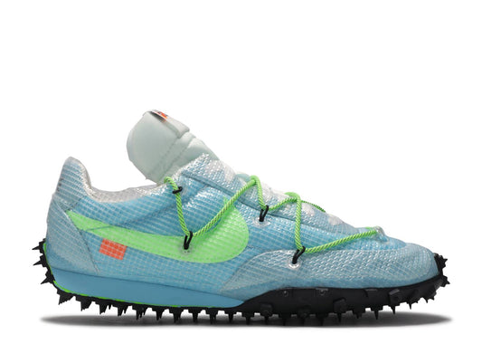 Off-White x Wmns Waffle Racer Vivid Sky