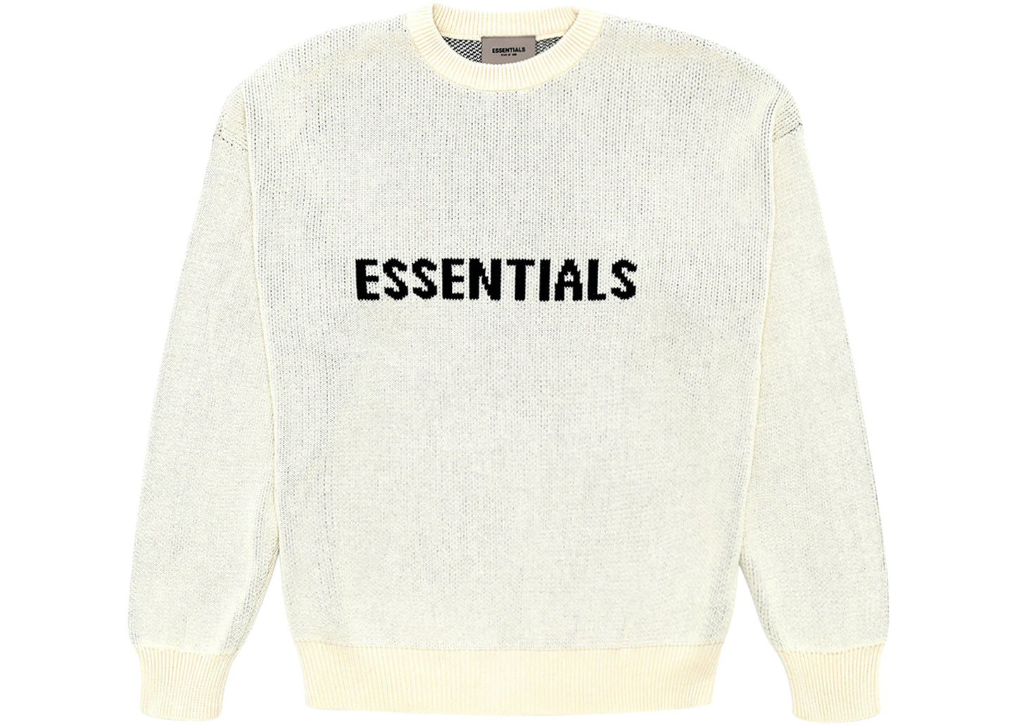 Fear of God Essentials Knit Sweater Buttercream